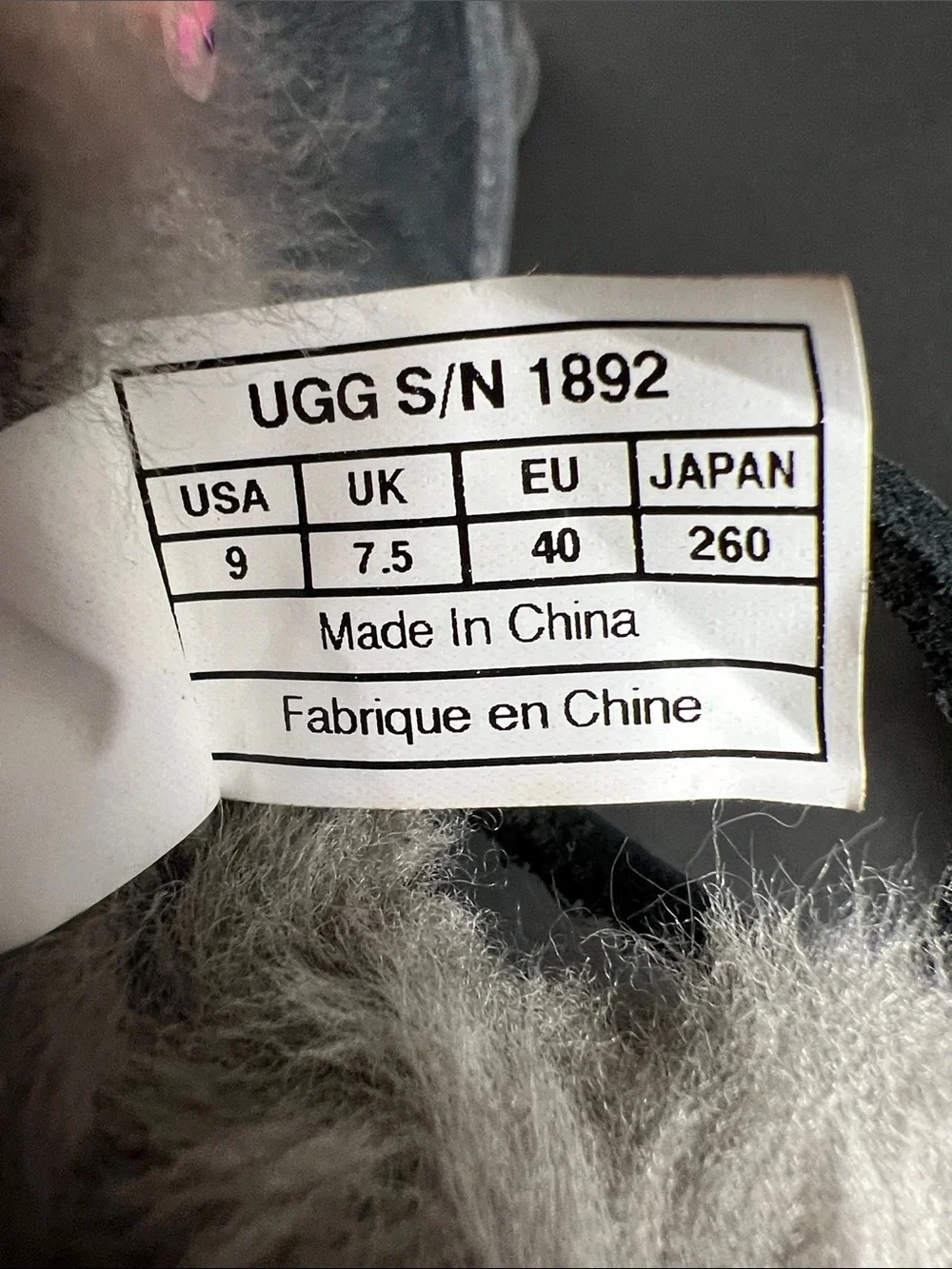 UGG Black Suede Lace-Up Shearling Winter Boots